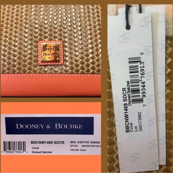 Dooney & Bourke -Coral Domed Satchel - Picture 2 of 4